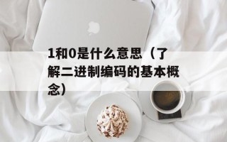 1和0是什么意思（了解二进制编码的基本概念）