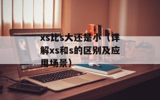 xs比s大还是小（详解xs和s的区别及应用场景）