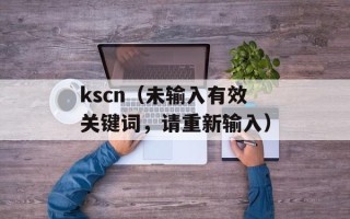 kscn（未输入有效关键词，请重新输入）