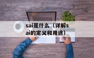 sai是什么（详解sai的定义和用途）