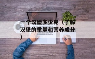一个汉堡多少克（了解汉堡的重量和营养成分）