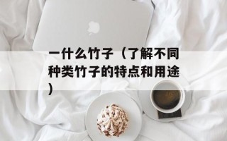 一什么竹子（了解不同种类竹子的特点和用途）