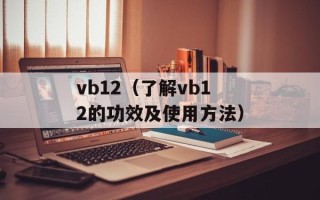 vb12（了解vb12的功效及使用方法）