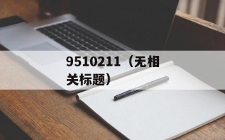 9510211（无相关标题）
