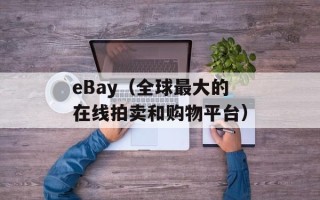 eBay（全球最大的在线拍卖和购物平台）
