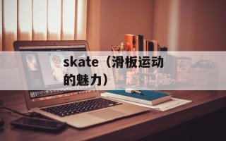 skate（滑板运动的魅力）