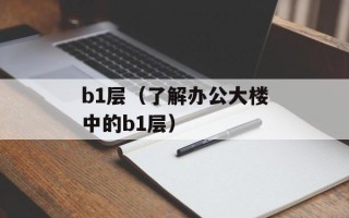 b1层（了解办公大楼中的b1层）