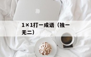 1×1打一成语（独一无二）