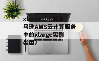 xlarge（了解亚马逊AWS云计算服务中的xlarge实例类型）