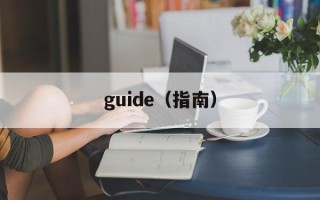 guide（指南）