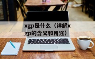 xgp是什么（详解xgp的含义和用途）