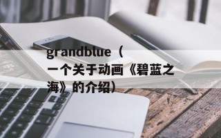 grandblue（一个关于动画《碧蓝之海》的介绍）
