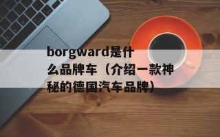 borgward是什么品牌车（介绍一款神秘的德国汽车品牌）
