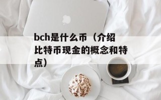 bch是什么币（介绍比特币现金的概念和特点）