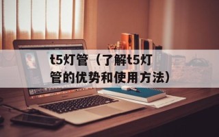 t5灯管（了解t5灯管的优势和使用方法）