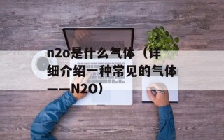 n2o是什么气体（详细介绍一种常见的气体——N2O）