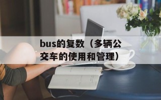 bus的复数（多辆公交车的使用和管理）