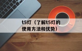 t5灯（了解t5灯的使用方法和优势）