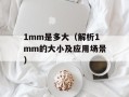 1mm是多大（解析1mm的大小及应用场景）