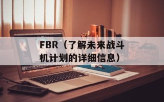 FBR（了解未来战斗机计划的详细信息）