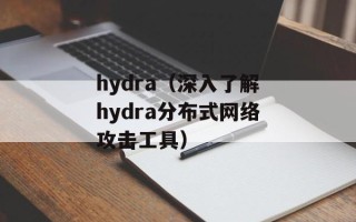 hydra（深入了解hydra分布式网络攻击工具）