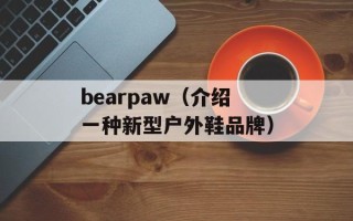 bearpaw（介绍一种新型户外鞋品牌）