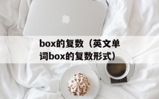 box的复数（英文单词box的复数形式）