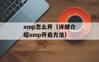 xmp怎么开（详细介绍xmp开启方法）