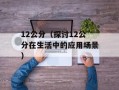 12公分（探讨12公分在生活中的应用场景）