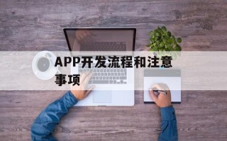 APP开发流程和注意事项
