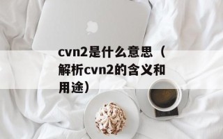 cvn2是什么意思（解析cvn2的含义和用途）