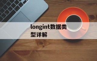 longint数据类型详解