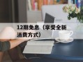 12期免息（享受全新消费方式）