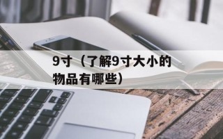 9寸（了解9寸大小的物品有哪些）