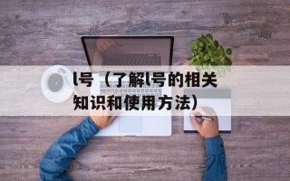l号（了解l号的相关知识和使用方法）