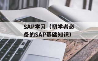 SAP学习（初学者必备的SAP基础知识）
