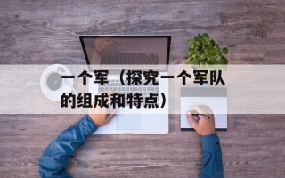 一个军（探究一个军队的组成和特点）
