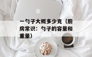 一勺子大概多少克（厨房常识：勺子的容量和重量）