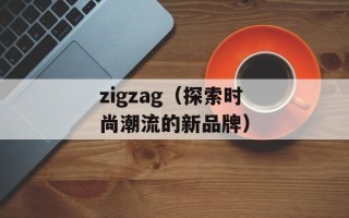 zigzag（探索时尚潮流的新品牌）