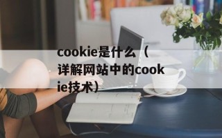 cookie是什么（详解网站中的cookie技术）