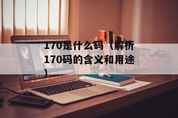 170是什么码（解析170码的含义和用途）-第1张图片-