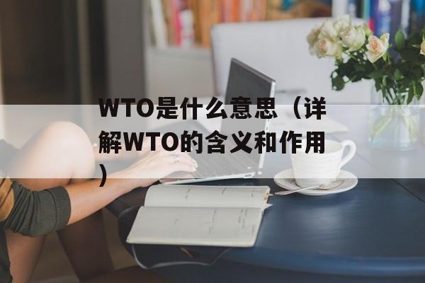 WTO是什么意思（详解WTO的含义和作用）-第1张图片-