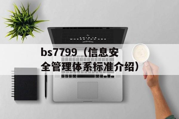 bs7799（信息安全管理体系标准介绍）-第1张图片-