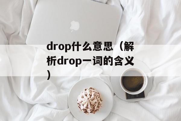 drop什么意思（解析drop一词的含义）-第1张图片-