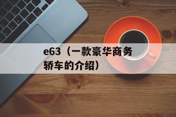 e63（一款豪华商务轿车的介绍）-第1张图片-