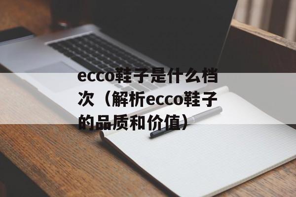 ecco鞋子是什么档次（解析ecco鞋子的品质和价值）-第1张图片-