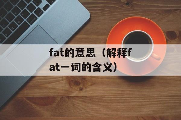 fat的意思（解释fat一词的含义）-第1张图片-