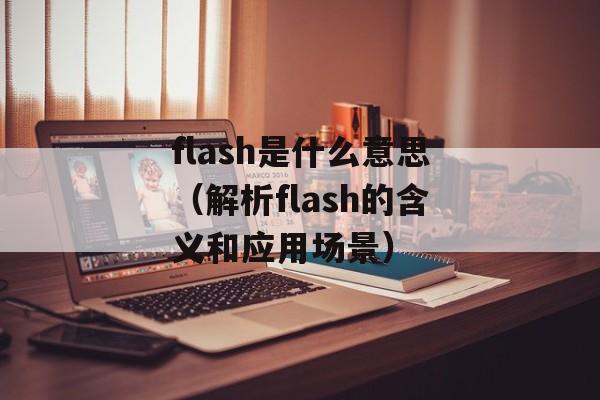 flash是什么意思（解析flash的含义和应用场景）-第1张图片-