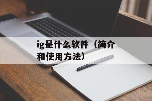 ig是什么软件（简介和使用方法）-第1张图片-