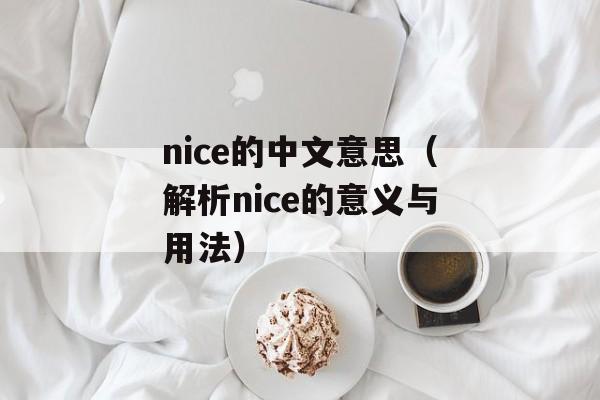 nice的中文意思（解析nice的意义与用法）-第1张图片-